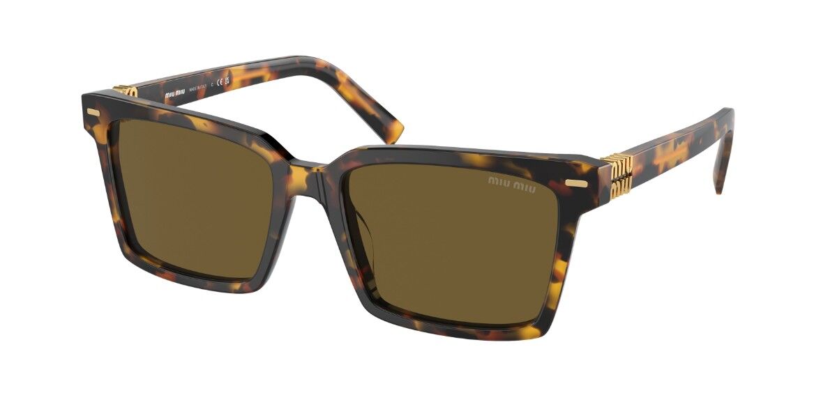 Image of Miu Miu MU13ZS VAU01T 55 Lunettes De Soleil Femme Tortoiseshell FR