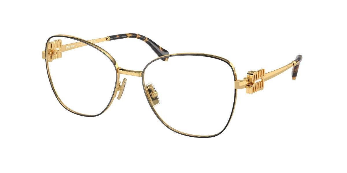 Image of Miu Miu MU50XV KUI1O1 Gafas Recetadas para Mujer Dorados ESP