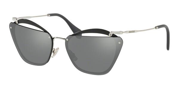 Image of Miu Miu MU54TS KJW7W1 Óculos de Sol Cinzas Feminino BRLPT