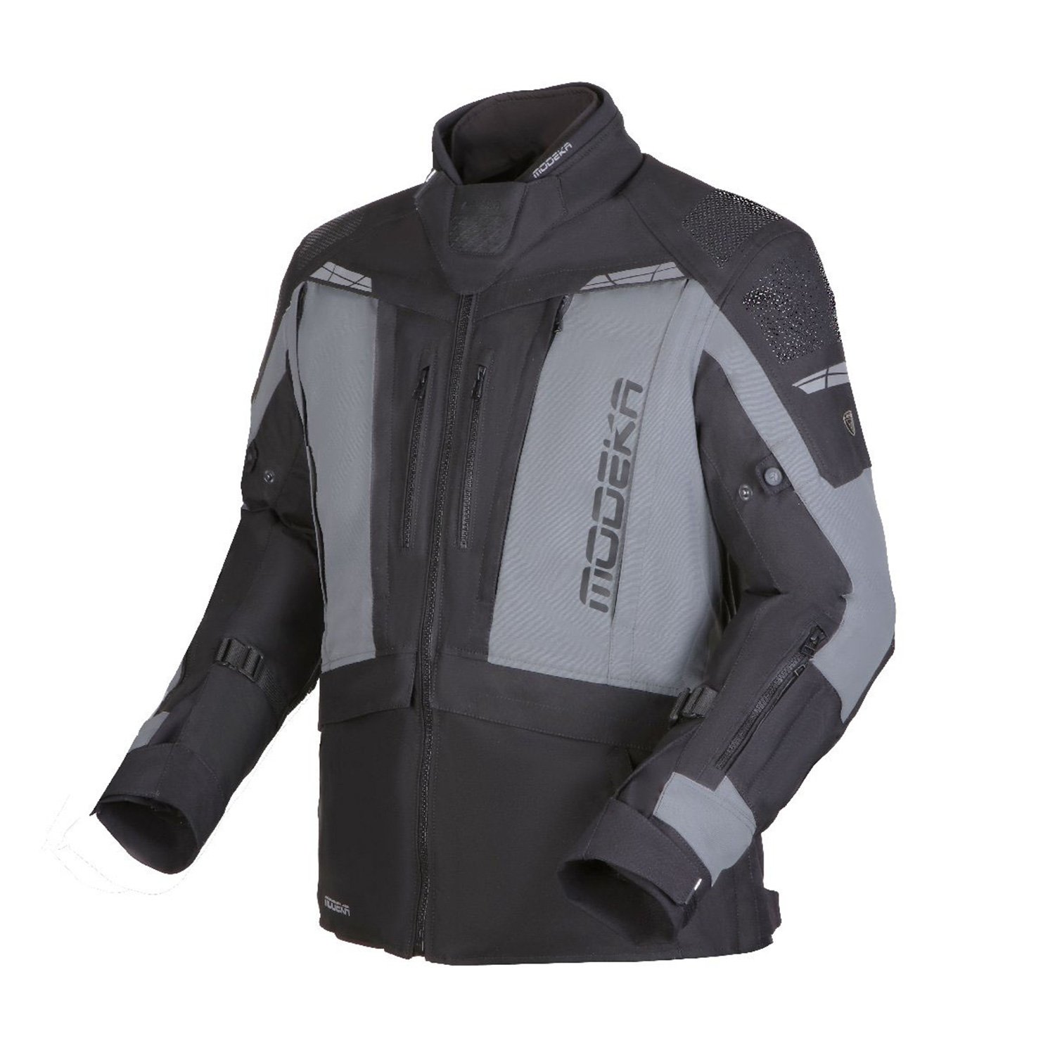Image of Modeka Hydron Jacket Black Grey Size S EN