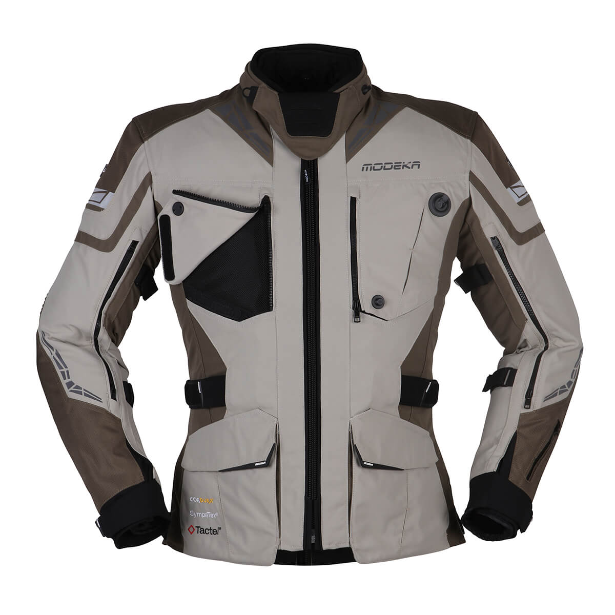 Image of Modeka Panamericana II Jacket Sand Khaki Talla 3XL