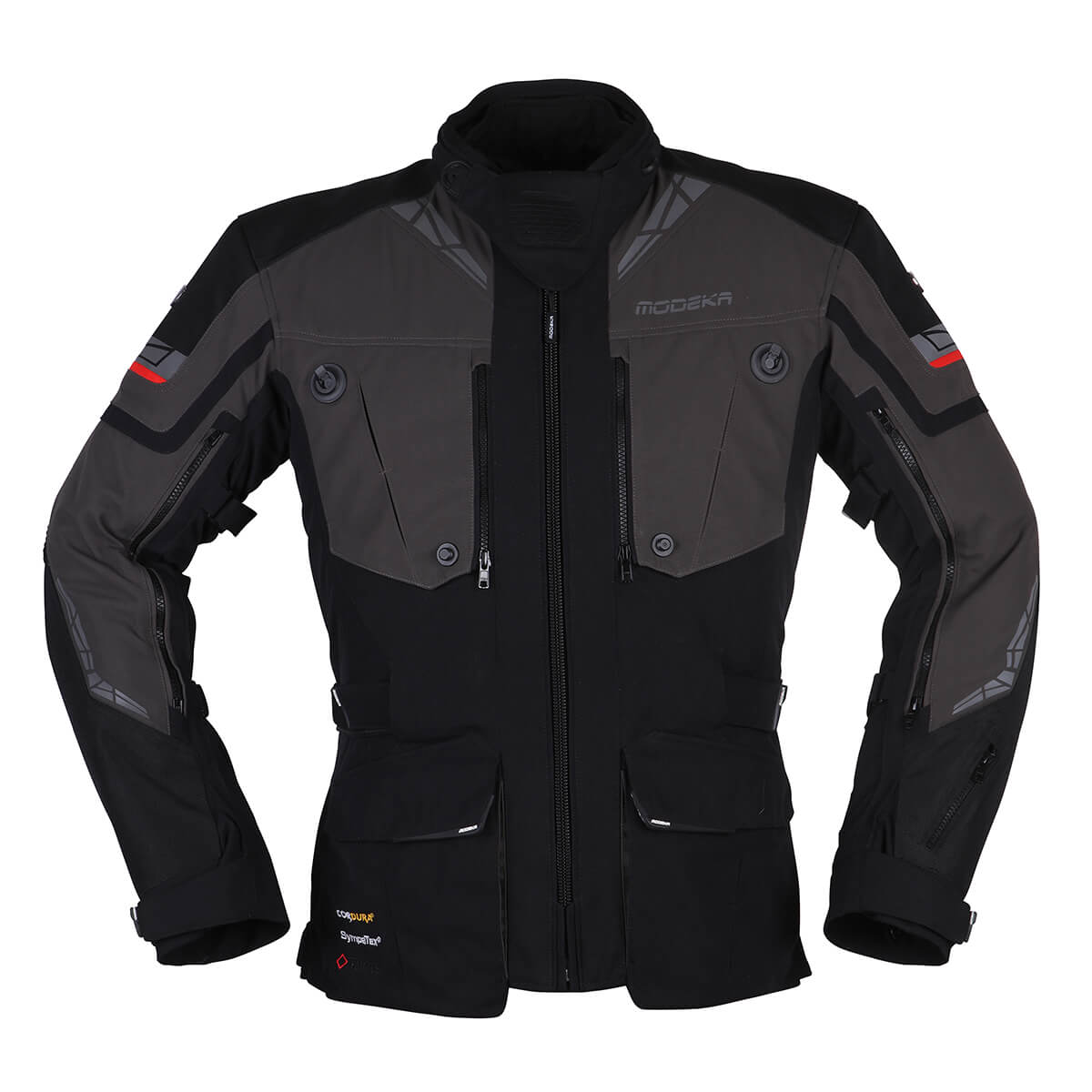 Image of Modeka Panamericana II Schwarz Dark Grau Jacke Größe M