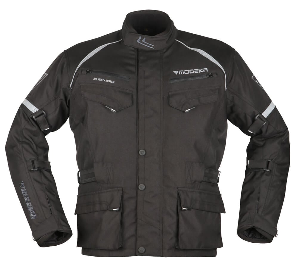 Image of Modeka Tarex Jacket Black Size S ID 4045765176023