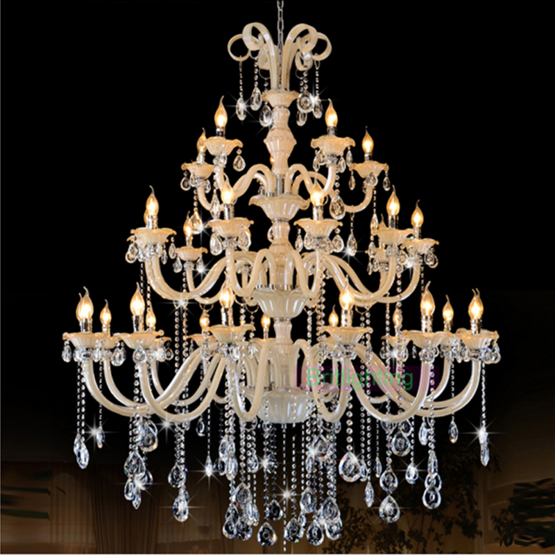 Image of Modern Crystal Chandelier Bedroom Antique Luxurious Large Crystal Chandeliers for hotel Sales Hall Luxury Foyer Lamp