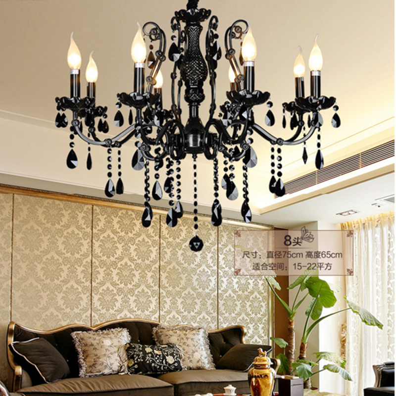 Image of Modern Lamp Luxury Ceiling Chandelier dining room Bohemian Crystal Chandeliers kitchen living room hotel china led edison retro lamps