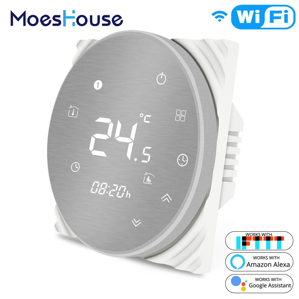 Image of MoesHouse BHT-6000 WiFi Smart Thermostat Water/Electric Floor Heating Water/Gas Boiler Temperature Controller Smart Life