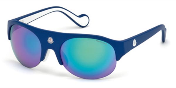 Image of Moncler ML0050 92X Óculos de Sol Azuis Masculino BRLPT