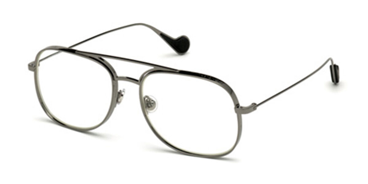 Image of Moncler ML0104 008 Óculos de Grau Cinzas Masculino PRT