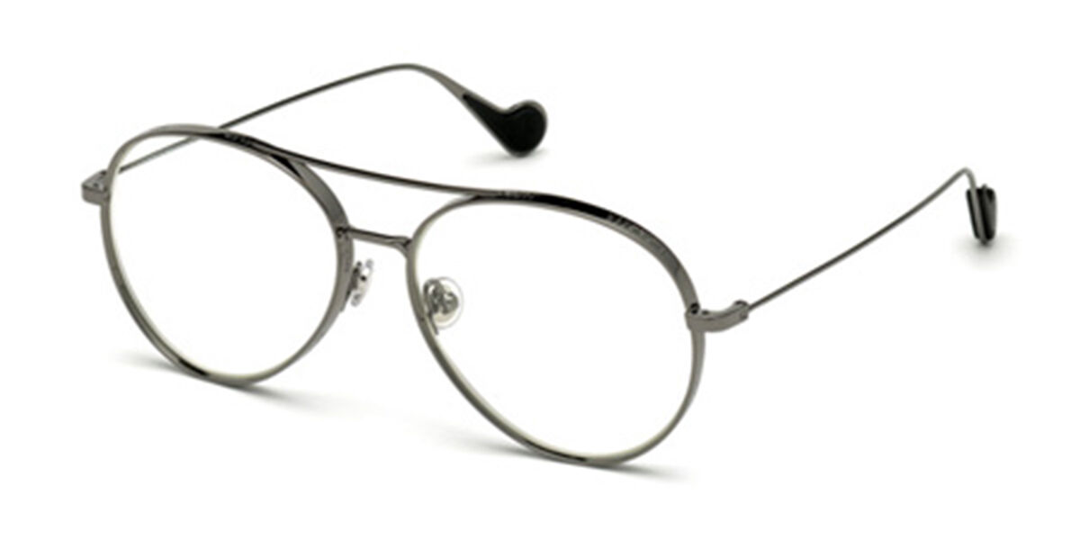 Image of Moncler ML0121 008 Óculos de Grau Cinzas Masculino PRT