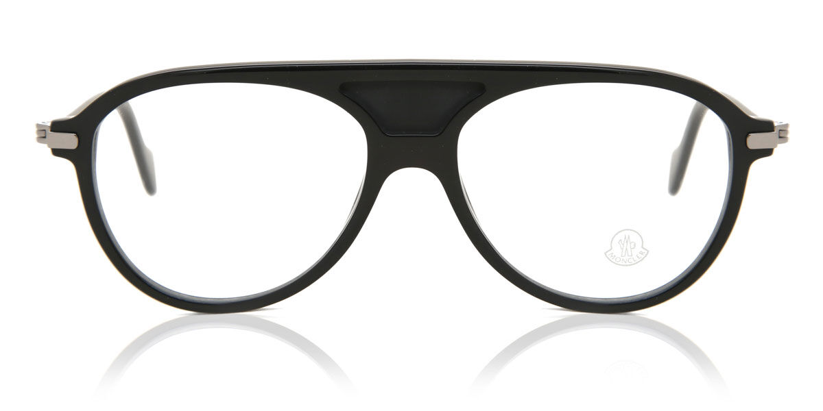 Image of Moncler ML5033 001 Óculos de Grau Pretos Masculino BRLPT