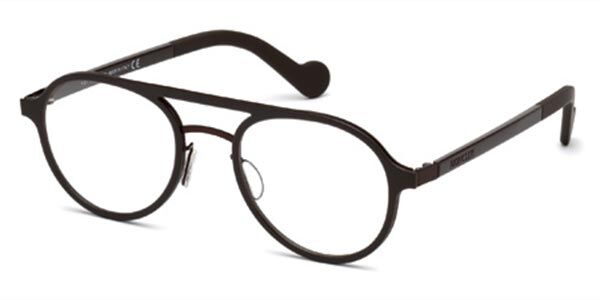 Image of Moncler ML5035 048 Óculos de Grau Marrons Masculino BRLPT