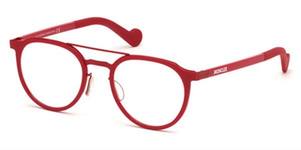 Image of Moncler ML5036 066 Óculos de Grau Vermelhos Masculino BRLPT