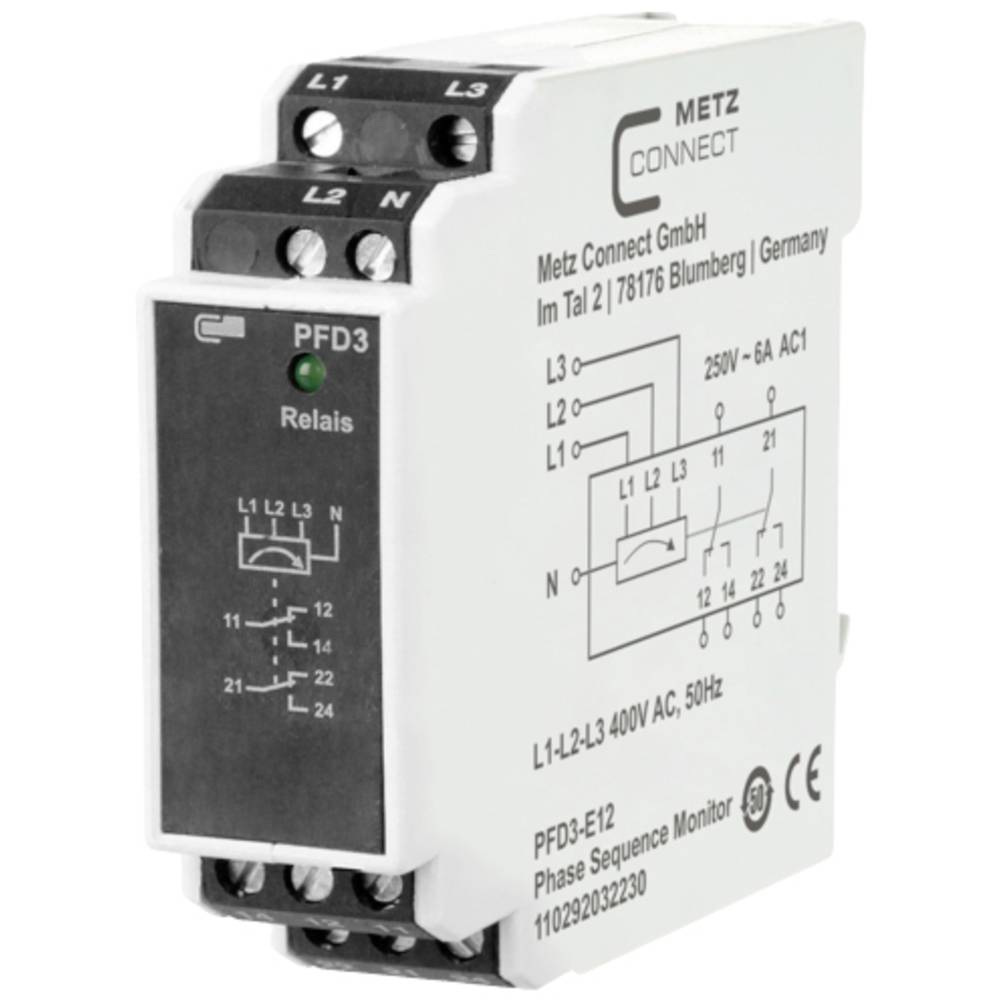 Image of Monitoring relay 400 V AC (max) 2 change-overs Metz Connect 110292032230 1 pc(s)