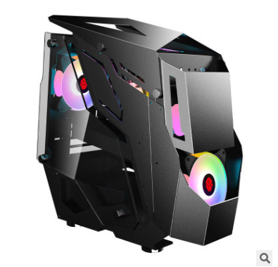 Image of Monster ATX Gaming Computer Case Desktop Water Cooled Full Side Penetration With Tempered glass Special Case Support M-A