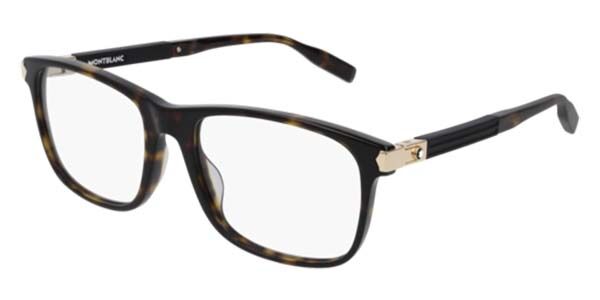 Image of Mont Blanc MB0035O 007 Óculos de Grau Tortoiseshell Masculino BRLPT