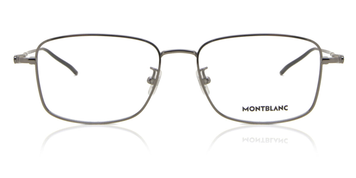 Image of Mont Blanc MB0140OK Ajuste Asiático 006 Gafas Recetadas para Hombre Grises ESP