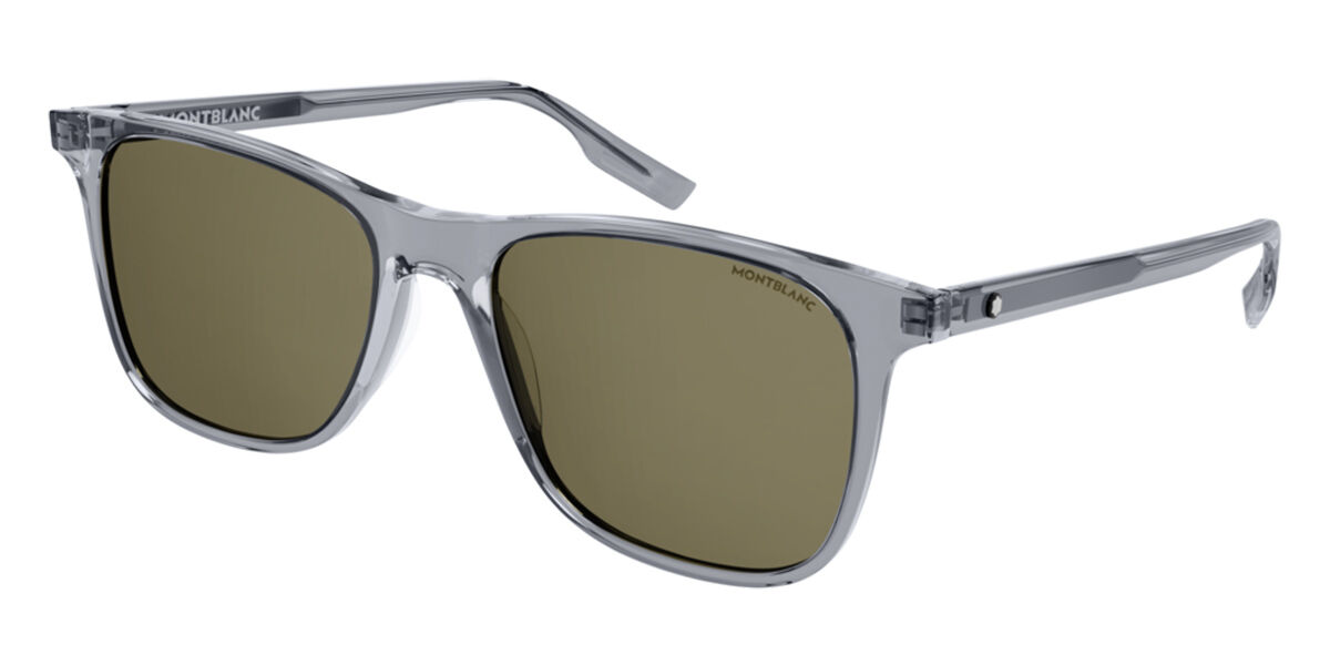 Image of Mont Blanc MB0174S 004 Gafas de Sol para Hombre Grises ESP