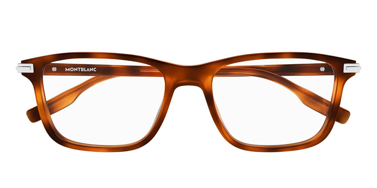 Image of Mont Blanc MB0277O 007 Óculos de Grau Tortoiseshell Masculino BRLPT