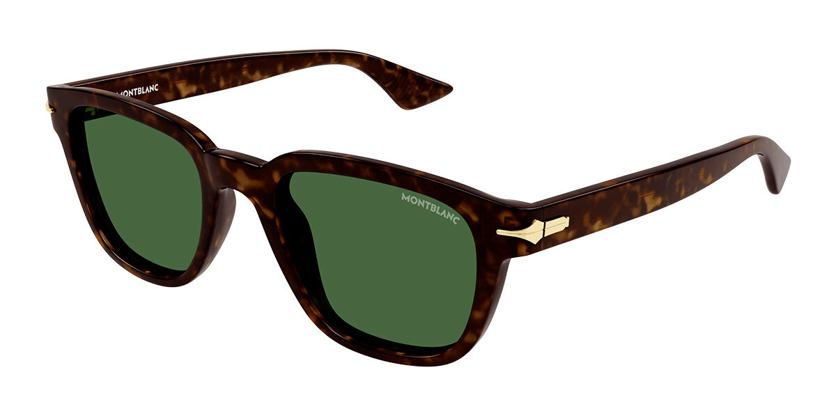 Image of Mont Blanc MB0302S 007 Óculos de Sol Tortoiseshell Masculino PRT