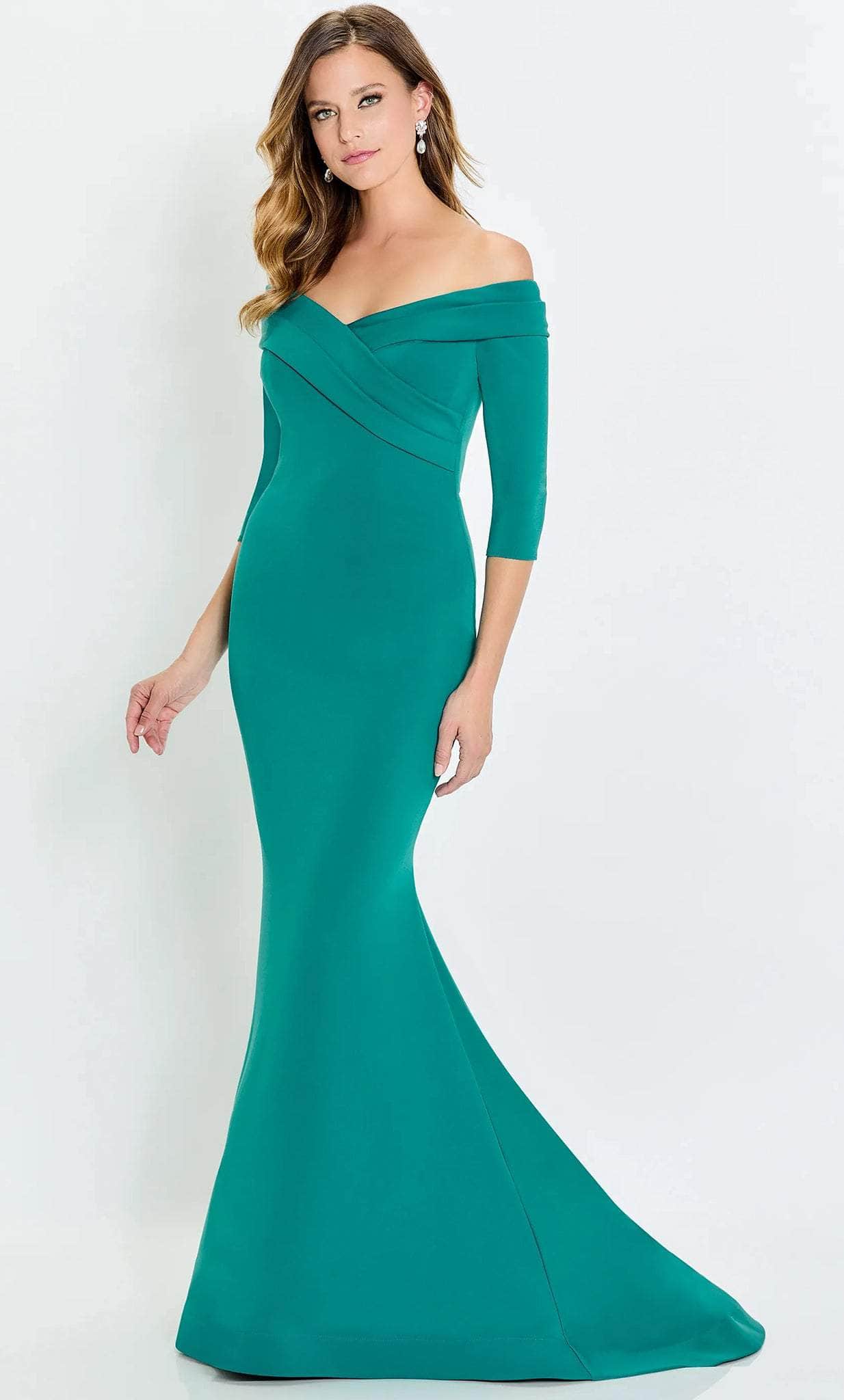 Image of Montage by Mon Cheri M540 - Quarter Sleeve Mermaid Evening Gown