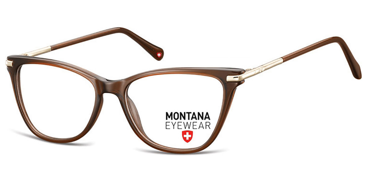 Image of Montana Óculos de Grau MA51 MA51D Óculos de Grau Marrons Masculino BRLPT