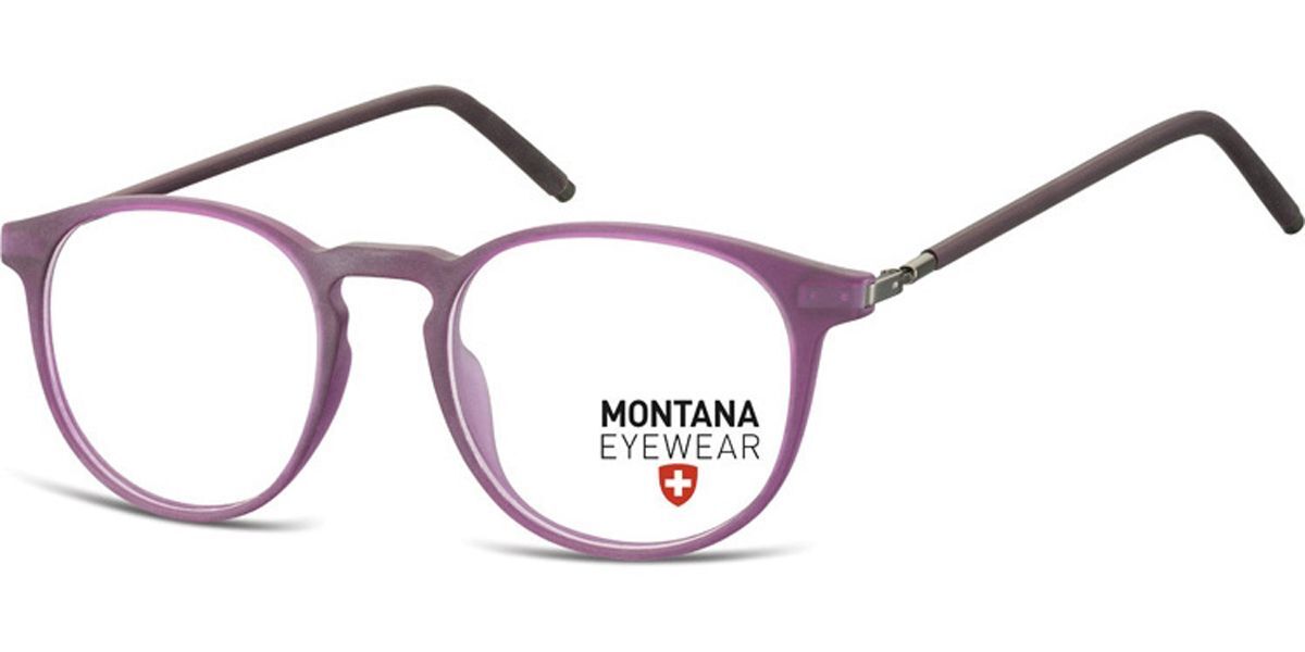 Image of Montana Óculos de Grau MA53 MA53C Óculos de Grau Purple Masculino PRT