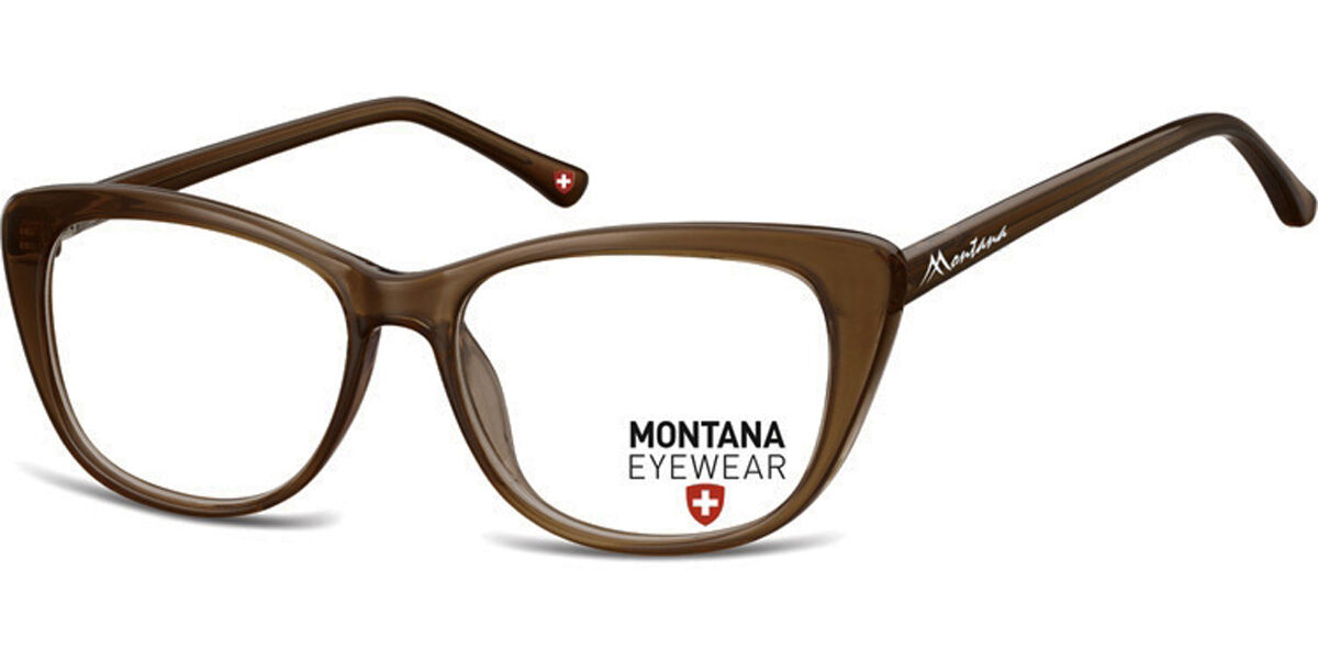 Image of Montana Óculos de Grau MA56 MA56E Óculos de Grau Marrons Feminino PRT