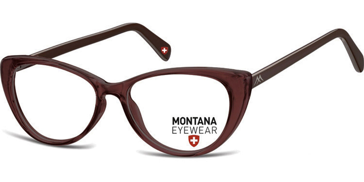 Image of Montana Óculos de Grau MA57 MA57B Óculos de Grau Marrons Feminino BRLPT