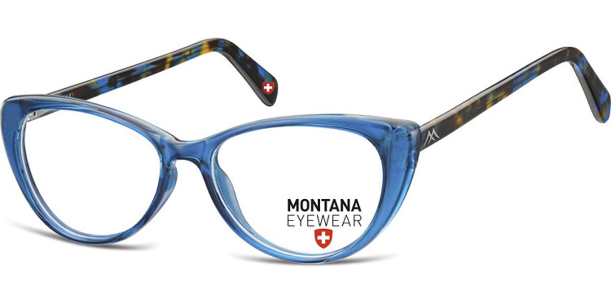 Image of Montana Óculos de Grau MA57 MA57C Óculos de Grau Azuis Feminino BRLPT