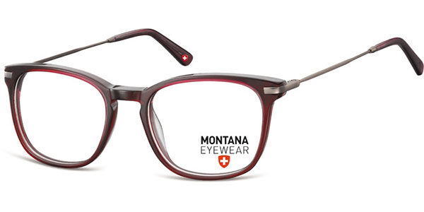 Image of Montana Óculos de Grau MA64 MA64D Óculos de Grau Vermelhos Masculino BRLPT