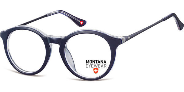 Image of Montana Óculos de Grau MA67 MA67C Óculos de Grau Azuis Masculino BRLPT
