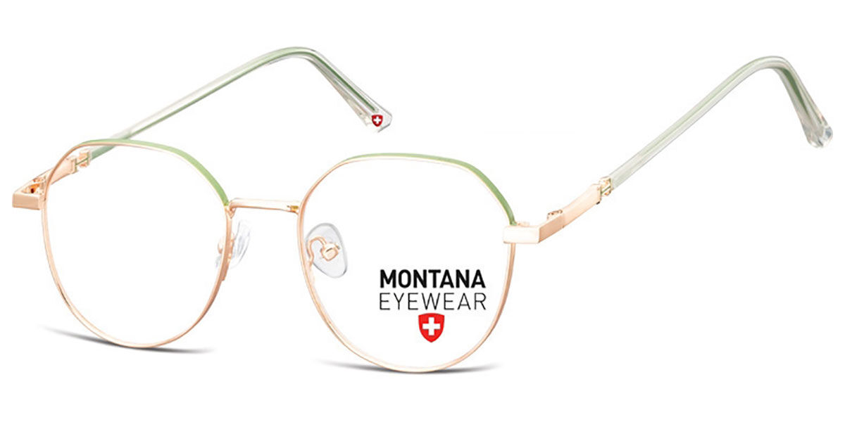 Image of Montana Óculos de Grau MM586 MM586 Óculos de Grau Dourados Masculino BRLPT