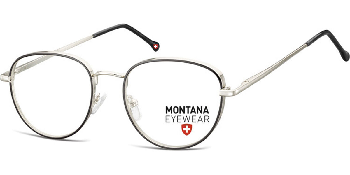 Image of Montana Óculos de Grau MM589 MM589E Óculos de Grau Pretos Masculino PRT