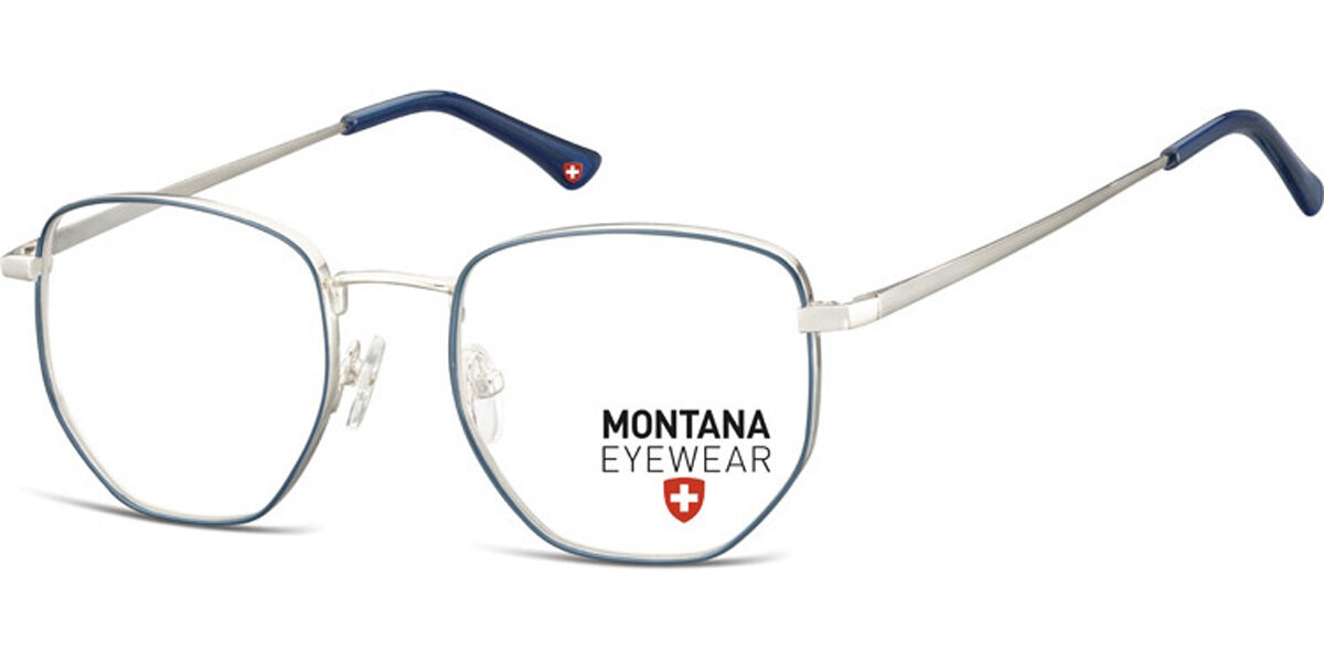 Image of Montana Óculos de Grau MM590 MM590F Óculos de Grau Azuis Masculino PRT