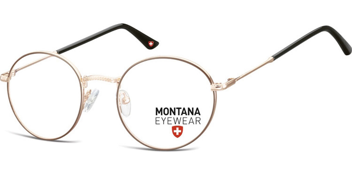 Image of Montana Óculos de Grau MM591 MM591C Óculos de Grau Marrons Masculino PRT