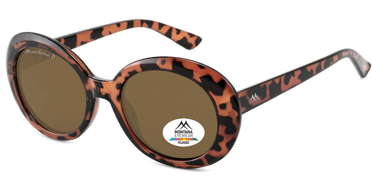 Image of Montana Óculos de Grau MP70 Polarized MP70C Óculos de Sol Tortoiseshell Masculino BRLPT