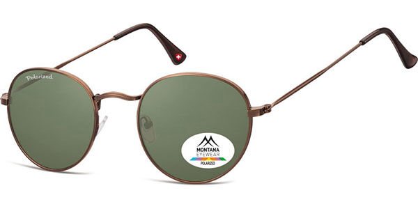 Image of Montana Óculos de Grau MP92-XL Polarized MP92G-XL Óculos de Sol Marrons Masculino BRLPT