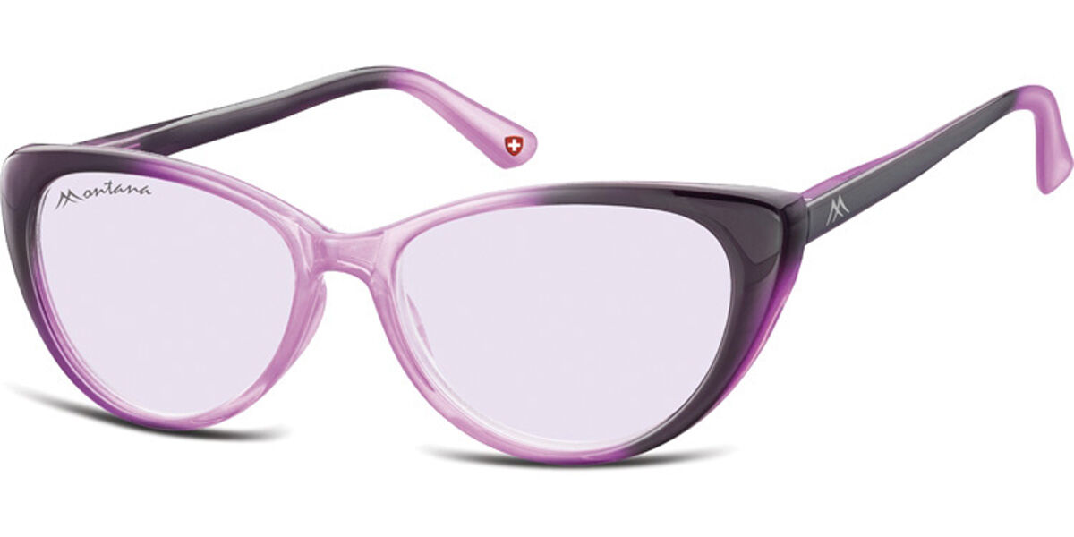 Image of Montana Óculos de Grau MS43 MS43B Óculos de Sol Purple Feminino PRT