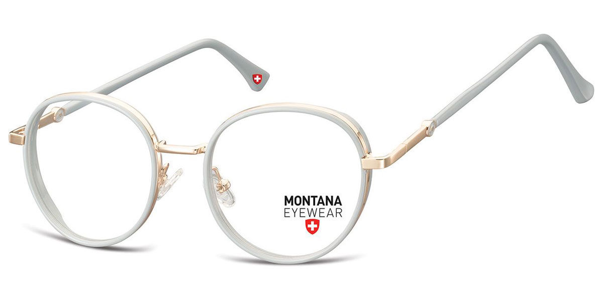 Image of Montana Eyewear M-MTR582 M-MTR582A 49 Guldiga Glasögon (Endast Båge) Män SEK