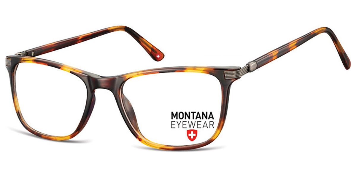 Image of Montana Eyewear MA52 MA52B 53 Sköldpaddemönstradeshell Glasögon (Endast Båge) Män SEK