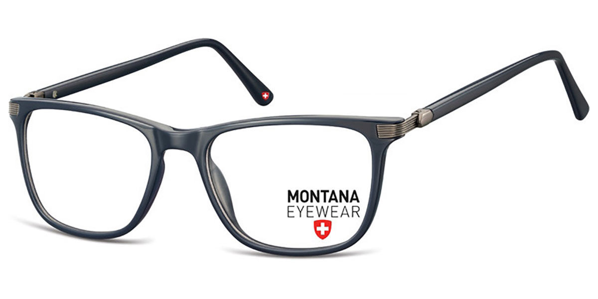 Image of Montana Eyewear MA52 MA52C 53 Blåa Glasögon (Endast Båge) Män SEK