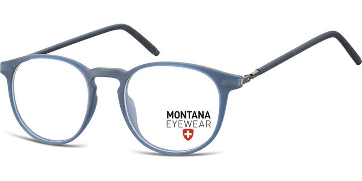 Image of Montana Eyewear MA53 MA53B 50 Blåa Glasögon (Endast Båge) Män SEK