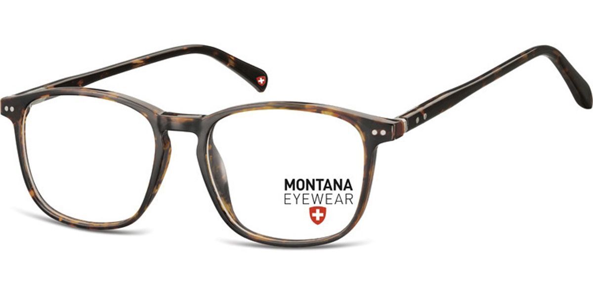Image of Montana Eyewear MA55 MA55A 53 Sköldpaddemönstradeshell Glasögon (Endast Båge) Män SEK