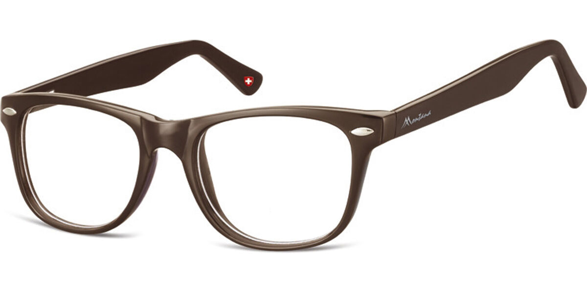 Image of Montana Eyewear MA61 MA61C 52 Bruna Glasögon (Endast Båge) Män SEK