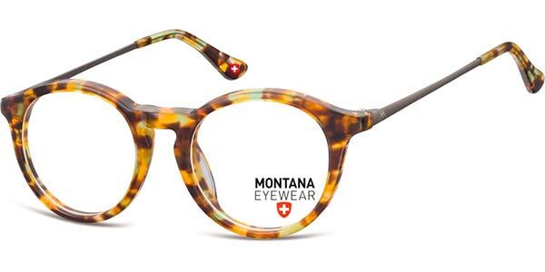 Image of Montana Eyewear MA67 MA67D 48 Sköldpaddemönstradeshell Glasögon (Endast Båge) Män SEK