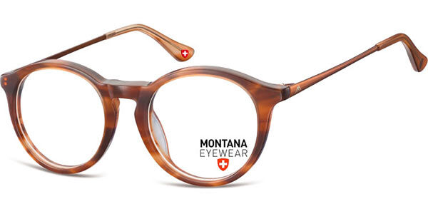 Image of Montana Eyewear MA67 MA67G 48 Guldiga Glasögon (Endast Båge) Män SEK