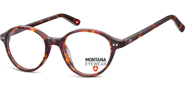 Image of Montana Eyewear MA70 MA70 49 Sköldpaddemönstradeshell Glasögon (Endast Båge) Män SEK