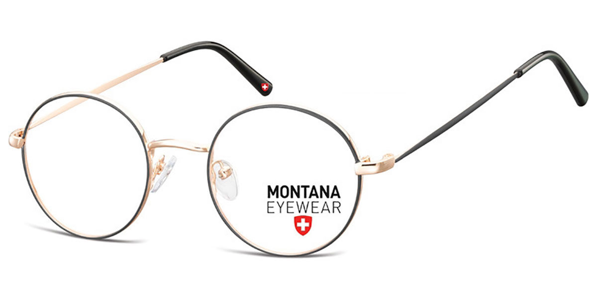 Image of Montana Eyewear MM584 MM584A 49 Guldiga Glasögon (Endast Båge) Män SEK
