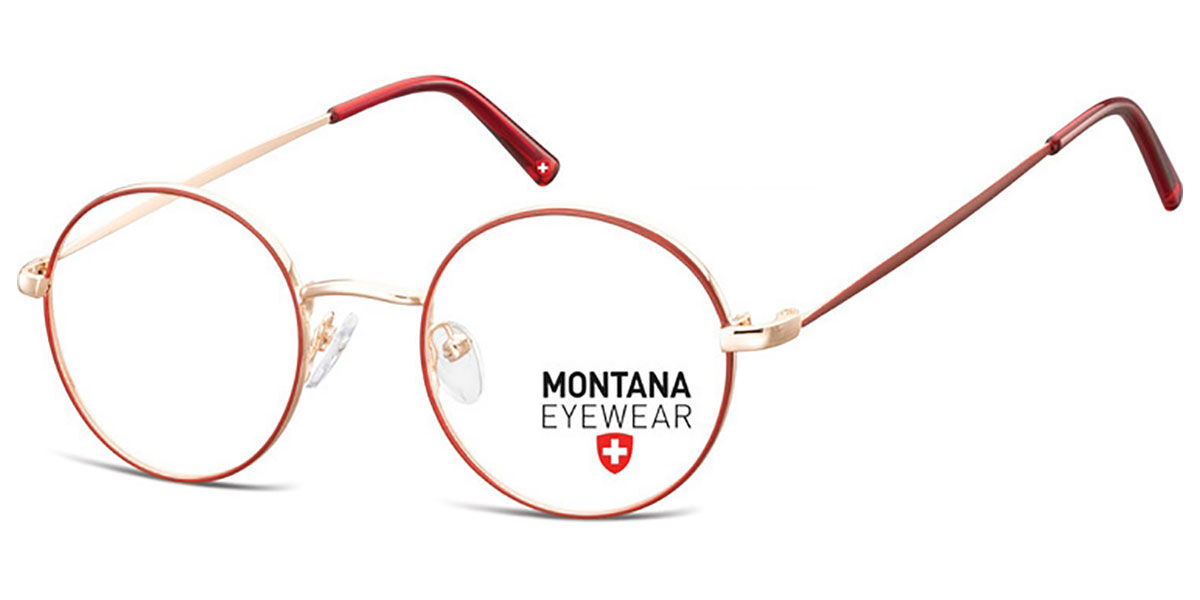 Image of Montana Eyewear MM584 MM584B 49 Guldiga Glasögon (Endast Båge) Män SEK