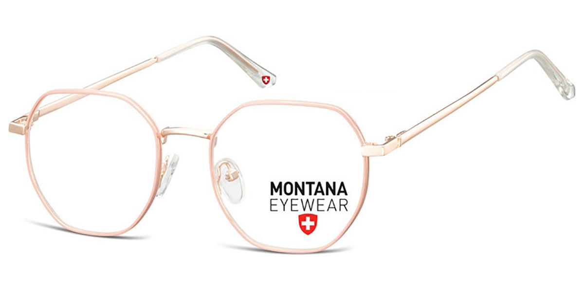 Image of Montana Eyewear MM585 MM585 49 Guldiga Glasögon (Endast Båge) Män SEK